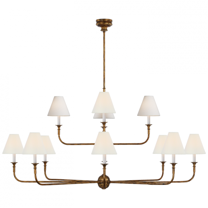 Piaf Grande Two-Tier Chandelier