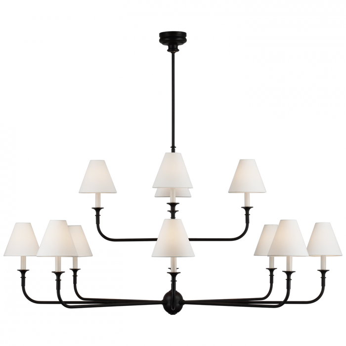 Piaf Grande Two-Tier Chandelier