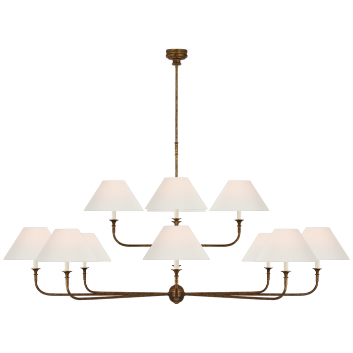 Piaf Oversized Two Tier Chandelier
