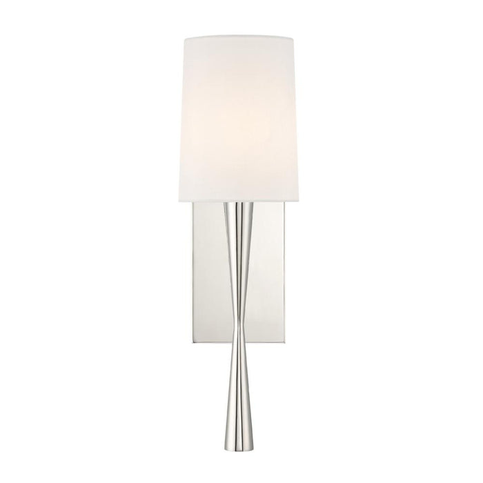 Trenton 1 Light Polished Nickel Sconce