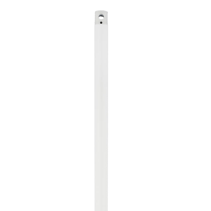 24" Coastal Threaded Downrod - Matte White
