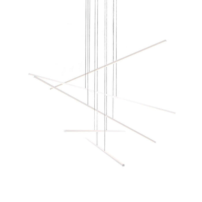 Vega Minor 5 Head White LED Multi Pendant