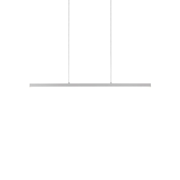 Vega 45-in Brushed Nickel LED Linear Pendant