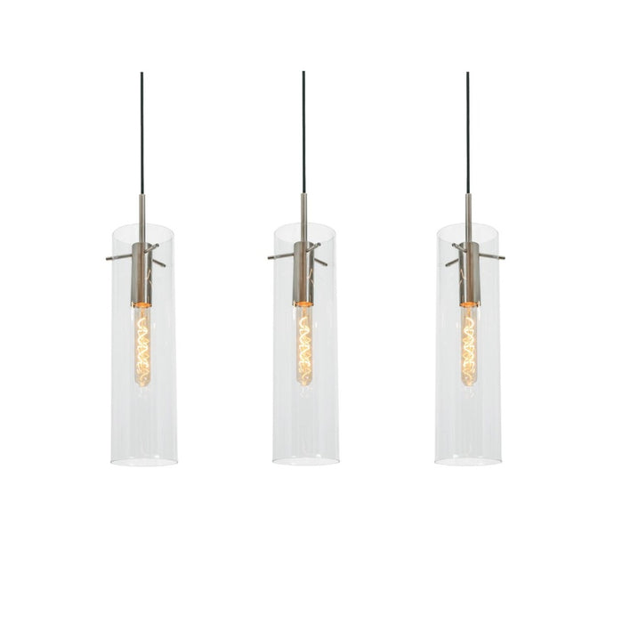 Vista 3 Light Linear Pendant, 60W, SN