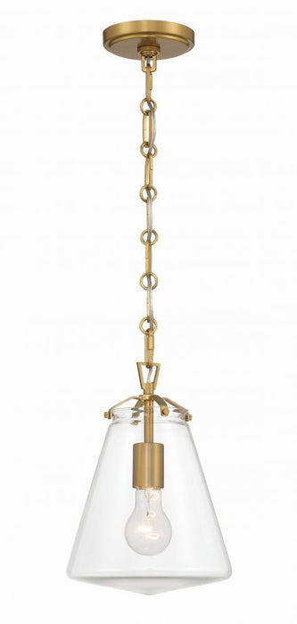 Voss 1 Light Luxe Gold Mini Pendant