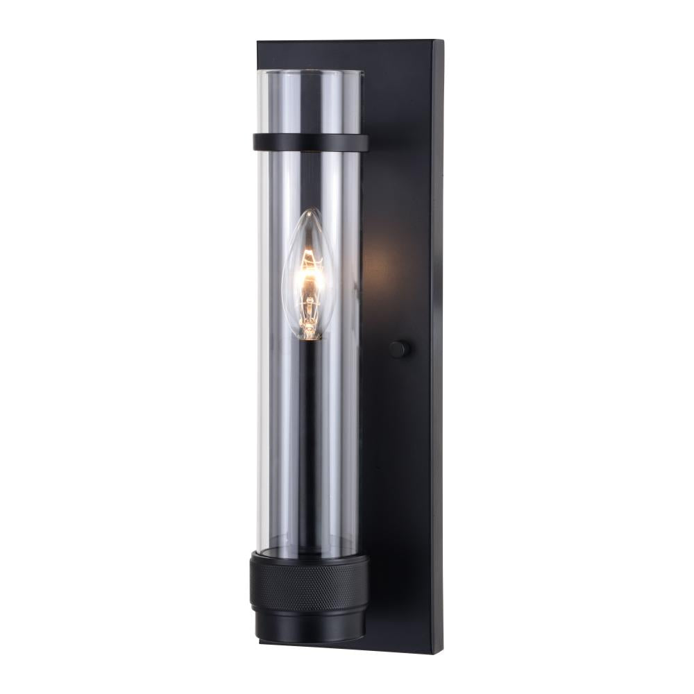 Bari 14-in.H Wall Light Matte Black — Belles Lighting