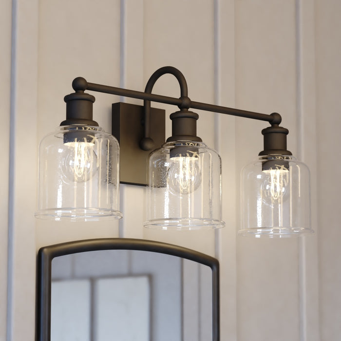 Northbrook 24-in. W 3 Light Vanity Matte Black