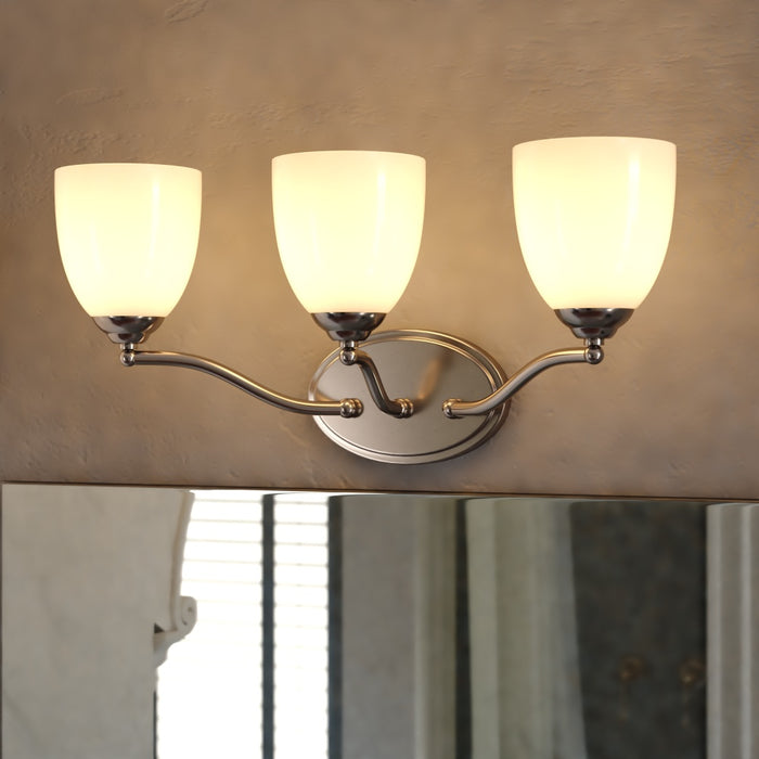 Bellwood 21.5-in. W 3 Light Vanity Satin Nickel