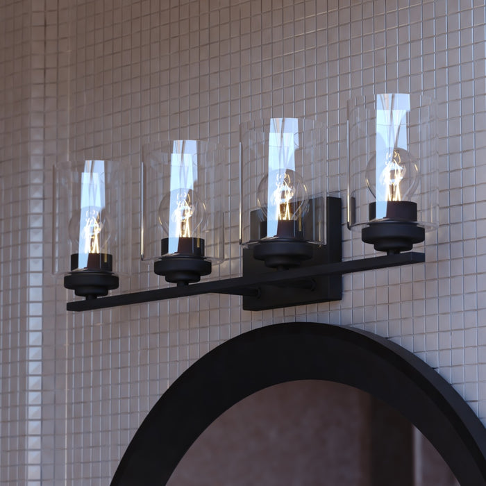 Park Ridge 27.5-in. W 4 Light Vanity Matte Black