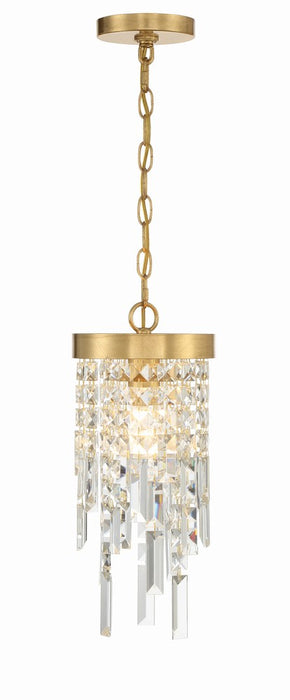 Winfield 1 Light Antique Gold Mini Pendant