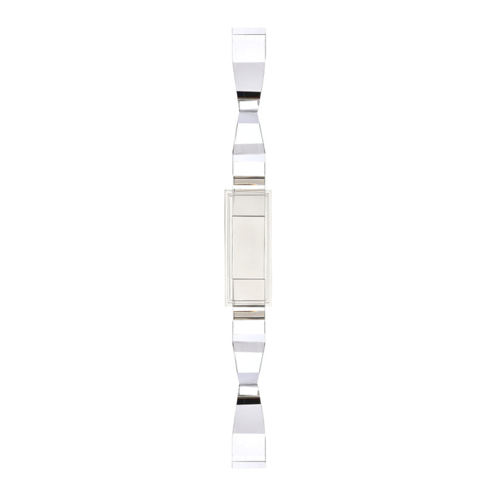 Mamadim LED 2"x2" Single Crystal Duo Wall Sconce in Polished Nickel