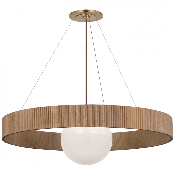 Arena 42" Ring and Globe Chandelier