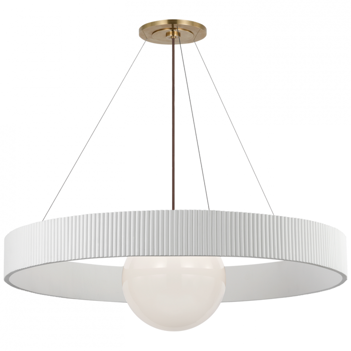 Arena 42" Ring and Globe Chandelier