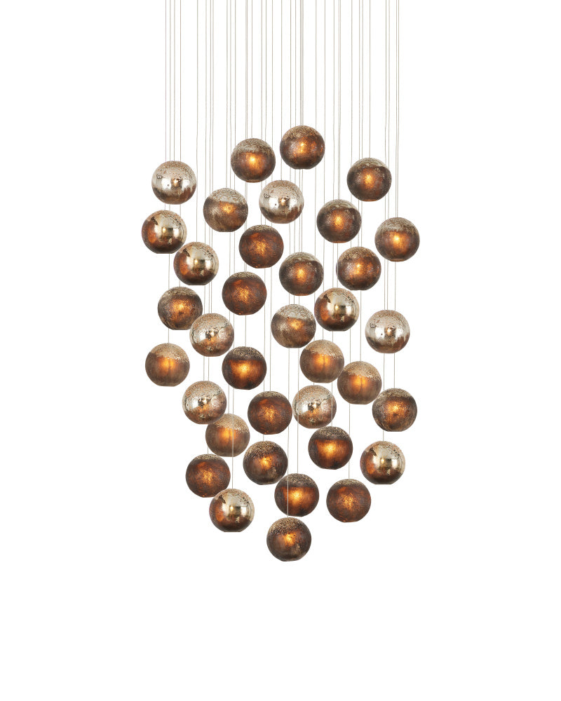Pathos 36-Light Round Multi-Drop Pendant — Belles Lighting