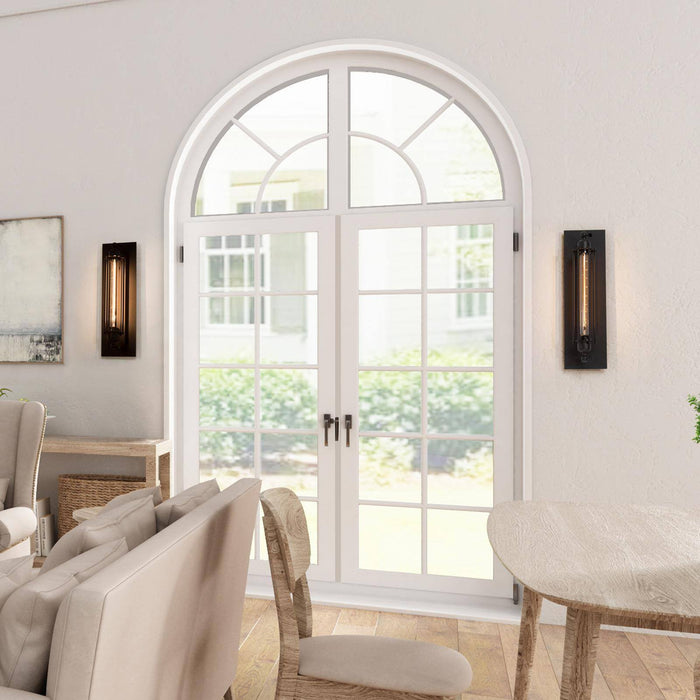 Malarop 1-Light Black Wall Sconces