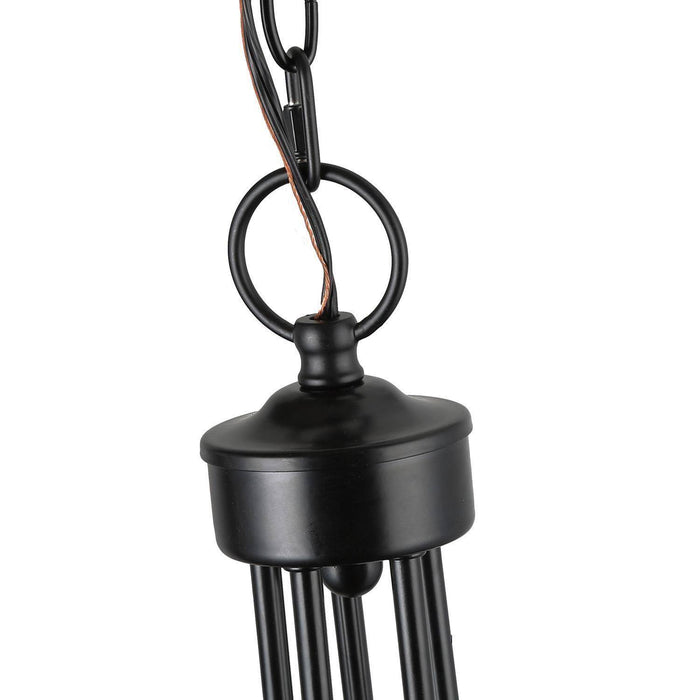 Emily 5-Light Black Chandelier