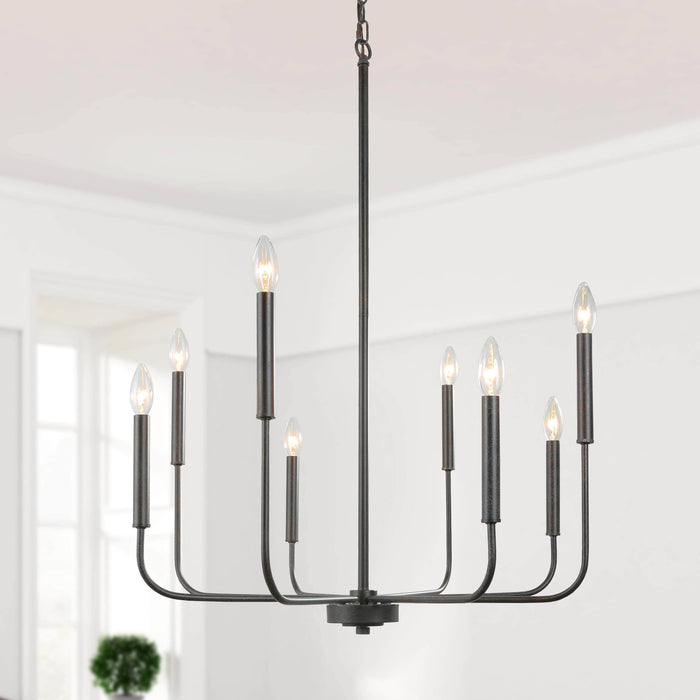 Stinkia 8-Light Rust Chandeliers
