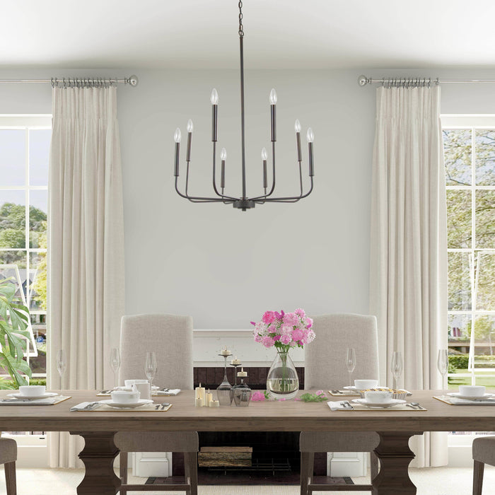 Stinkia 8-Light Rust Chandeliers
