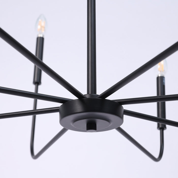 Stinkia 8-Light Black Chandeliers