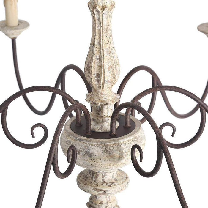 Apalach 6-Light Wood Chandelier