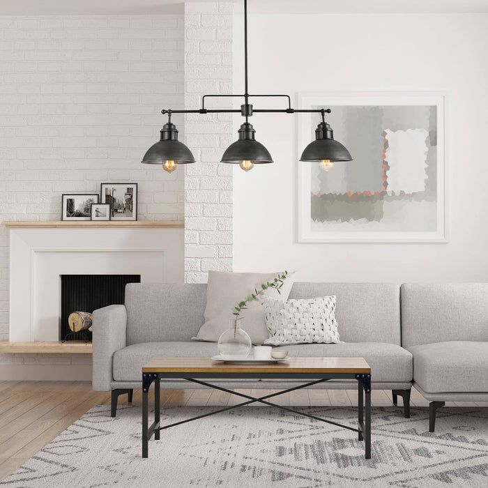 Abspin 3-Light Black Island Lights