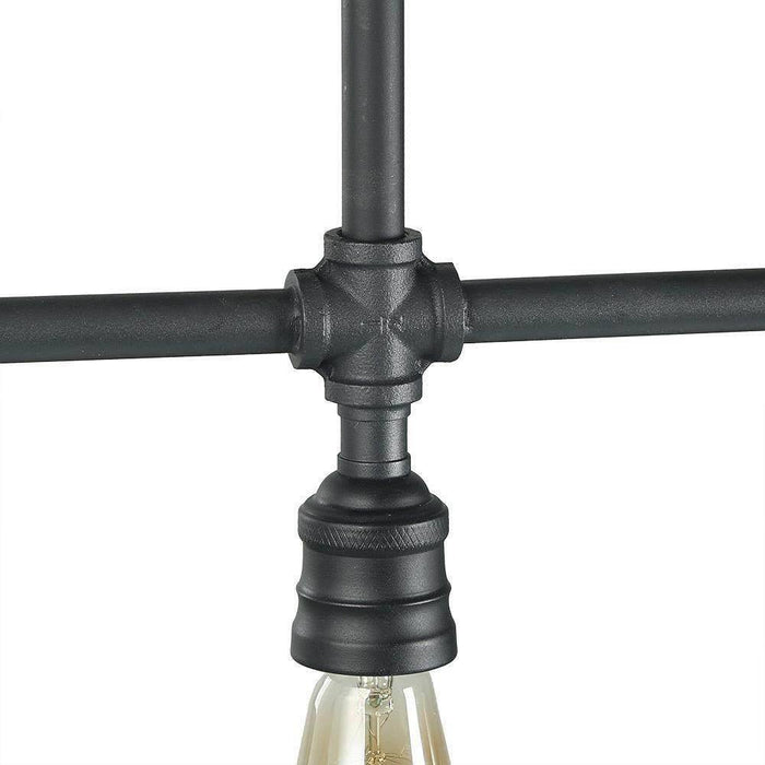 Santina 4-Light Black Island Light