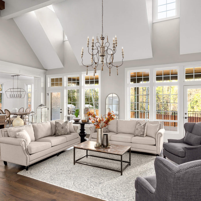 Elizab 9-Light Wood Chandelier
