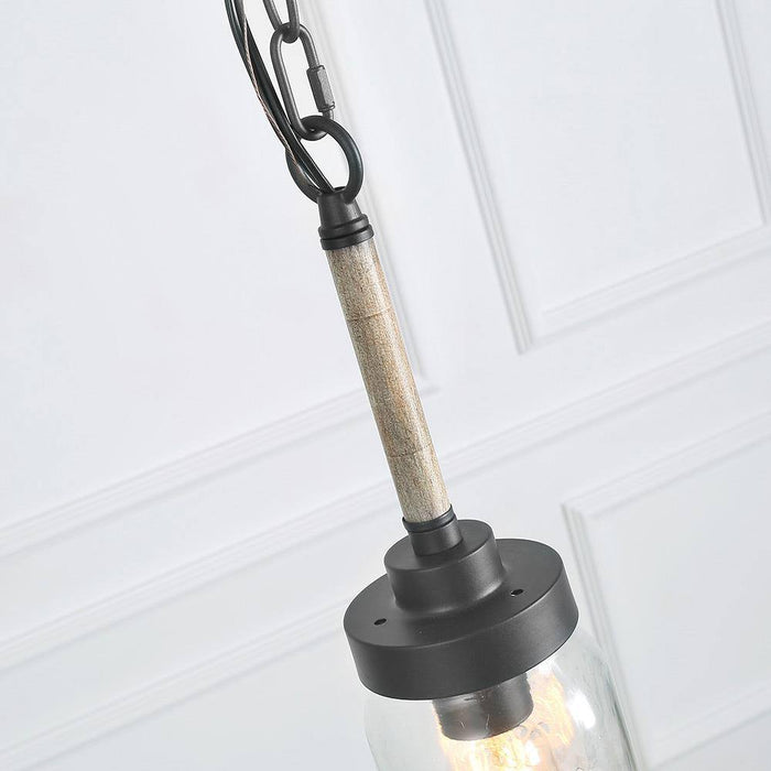Alinet 1-Light Wood Pendant Light