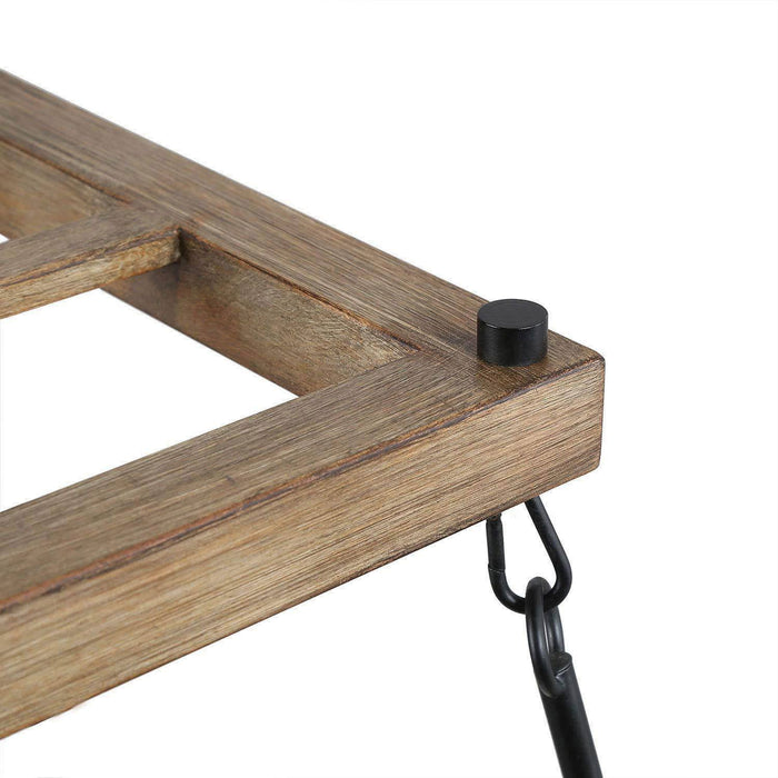 Spinora 4-Light Wood Chandelier