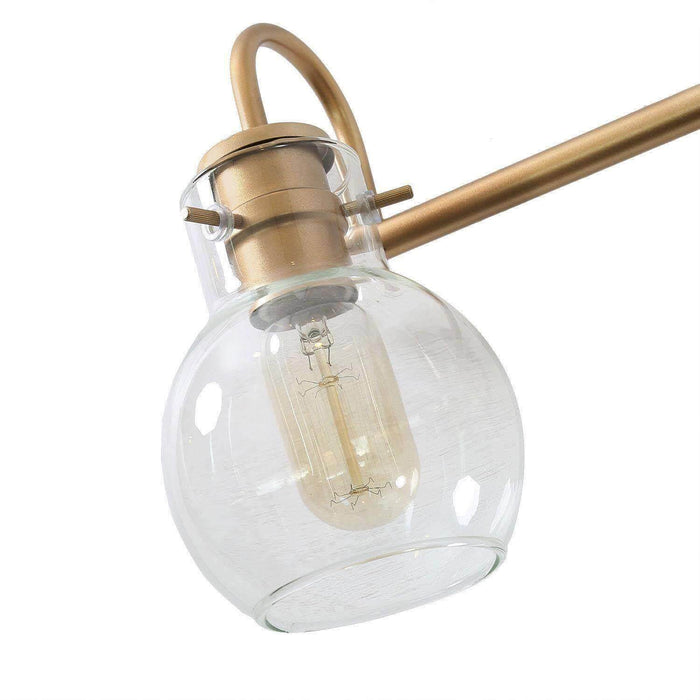 Pleiara 3-Light Gold Bathroom Vanity Lights