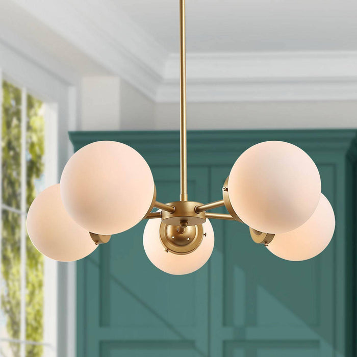 Elether 5-Light Gold Chandeliers
