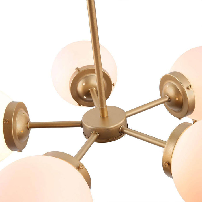 Elether 5-Light Gold Chandeliers