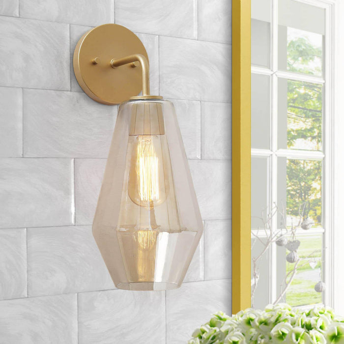 Radimel 1-Light Gold Wall Sconce