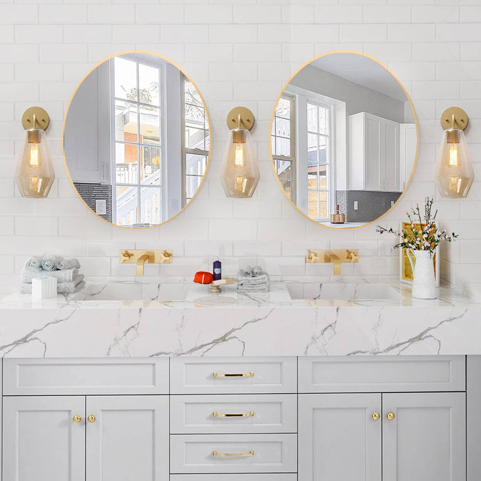 Radimel 1-Light Gold Wall Sconce