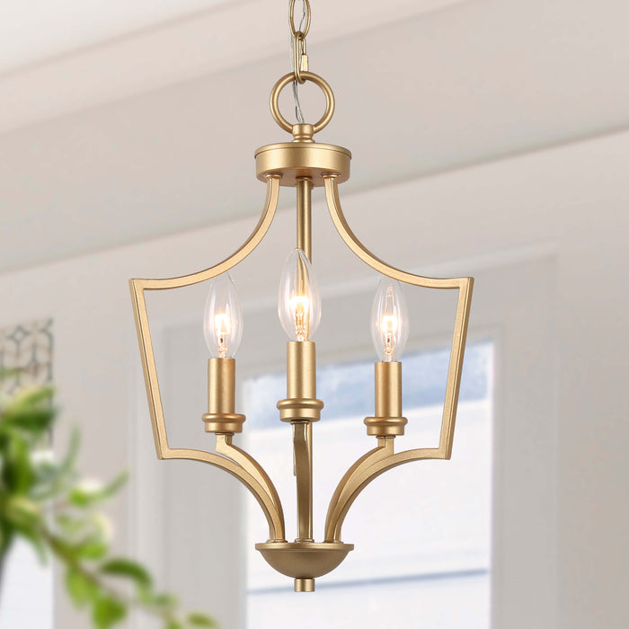 Ragluno 3-Light Gold Chandelier
