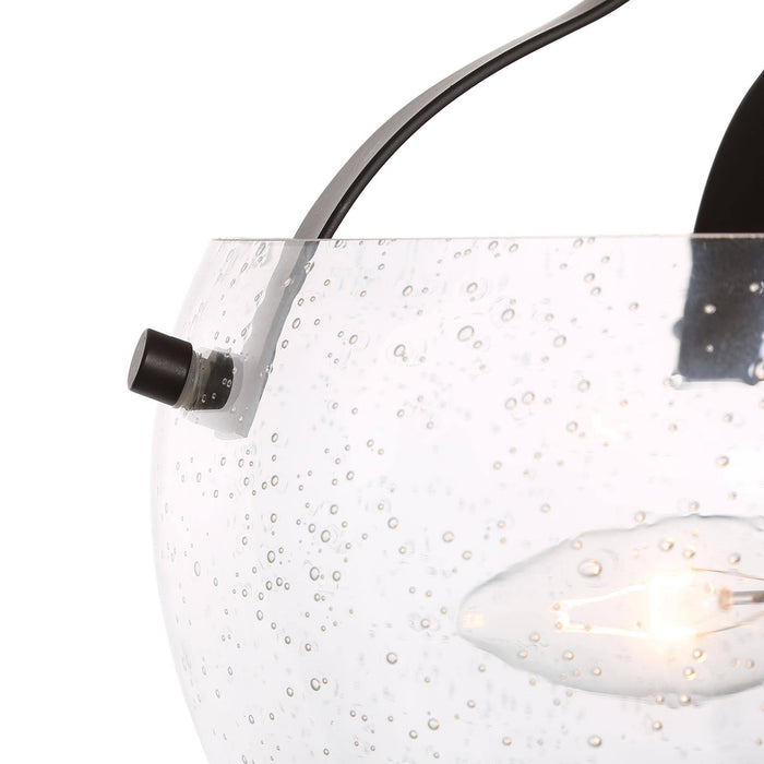 Arauca 3-Light Bronze Semi-Flush Mount Light