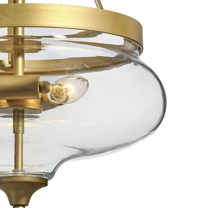 Loravine 3-Light Gold Chandeliers