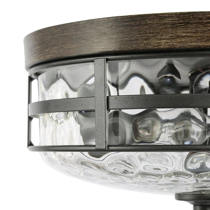 Anasipa 3-Light Wood Flush Mount Light