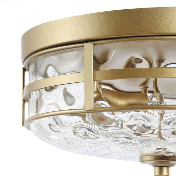 Anasipa 3-Light Gold Flush Mount Light