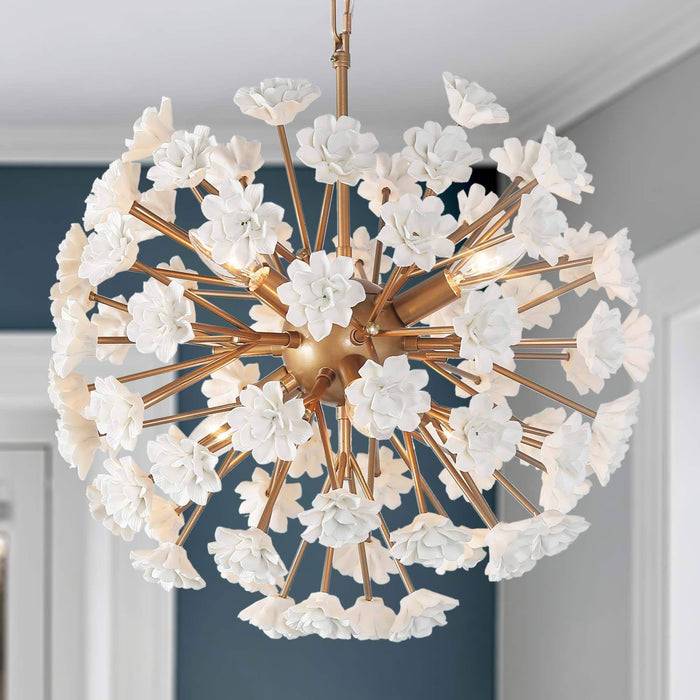 Arilen 6-Light Gold Chandelier