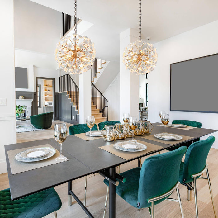 Arilen 6-Light Gold Chandelier