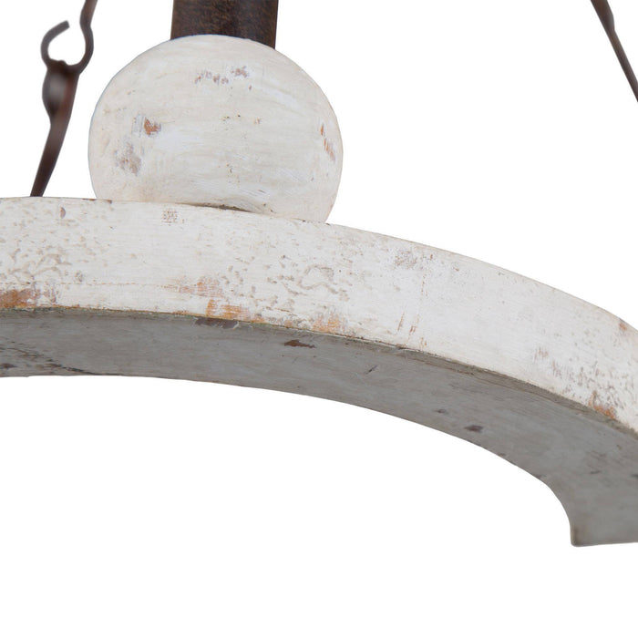 Sylorae 6-Light White Chandelier