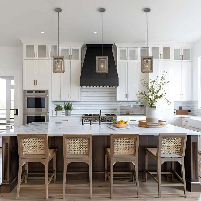 Floray 1-Light Wood Pendant Light