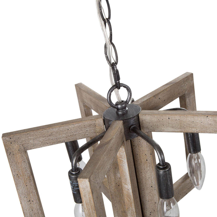 Tisvorn 5-Light Wood Chandelier