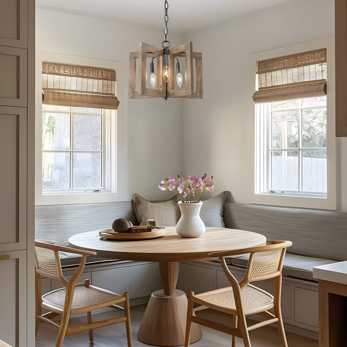 Tisvorn 5-Light Wood Chandelier