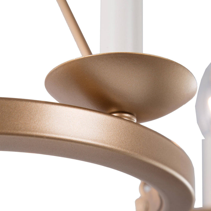 Luremis 6-Light Gold Chandelier