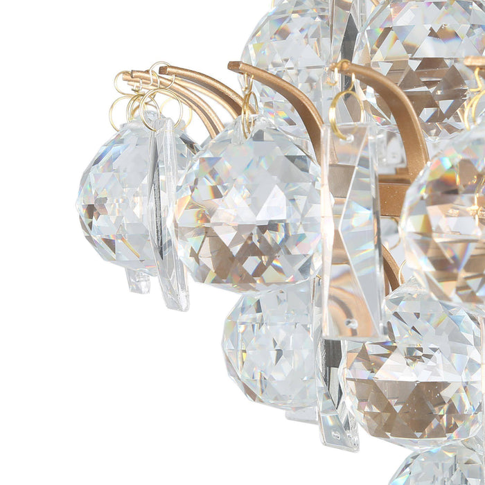 Lumence 3-Light Gold Chandeliers