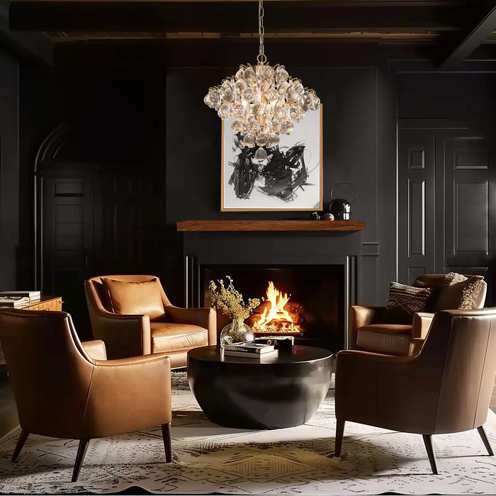 Lumence 3-Light Gold Chandeliers