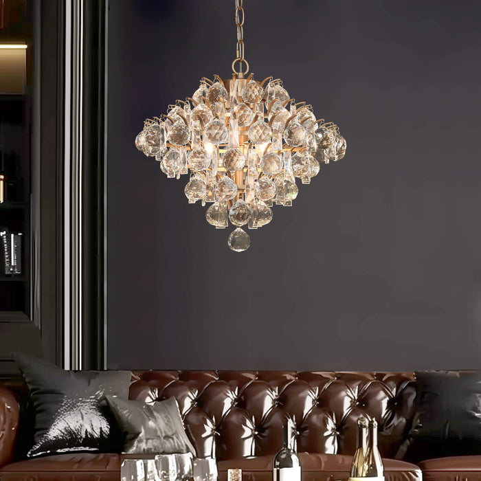 Lumence 3-Light Gold Chandeliers