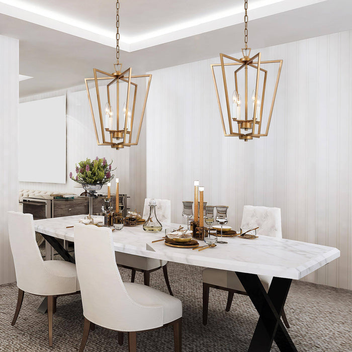 Orendon 4-Light Gold Chandelier